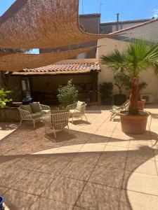 Maisons de vacances Les Reflets dAngele Terrasse XXL a Sete : photos des chambres