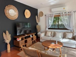 Beachfront pool villa