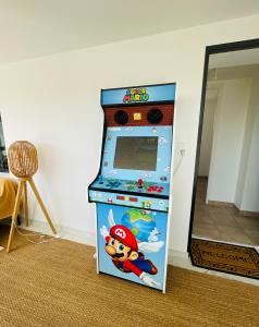 Borne arcade, Billard, Fléchettes & Sauna 6pers