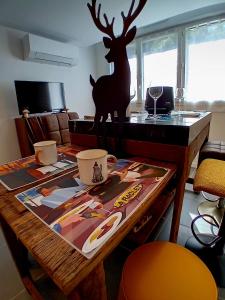 Appartements T2 avec jardin Chalet d-Autun : photos des chambres