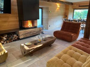 Chalets Les Fermes de Celine a Barcelonnette : photos des chambres
