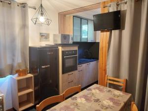 Studio fonctionnel avec terrasse plein sud, proche du centre, 45 pers., à Montchavin - FR-1-181-2523