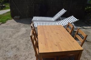 Habitación jardín junto al río