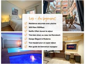 Trésor de Gueliz avec Piscine et Terrasse