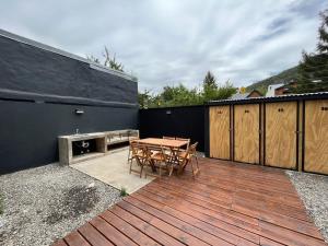 Monoambiente centrico con jardin