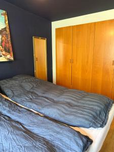 House in beautiful nature with field view