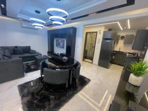 Cozy studio with furniture