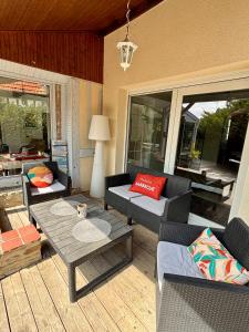 L echo des pins, plage à pied