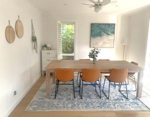 5min walk to beach and center