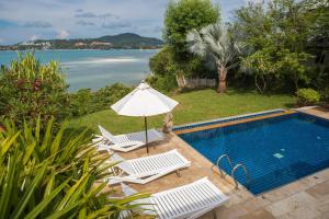 V231 Beachfront 3BR Pool Villa Stunning Seaview