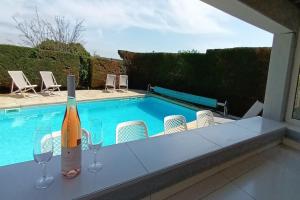 Villas Villa near Les Etangs de Bages Lake : photos des chambres