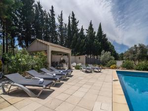 Villas Villa in Pouzols with Private Pool & Vineyards : photos des chambres