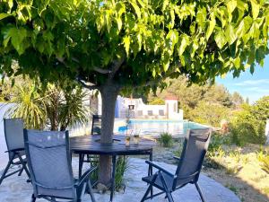 Villas Villa in Pouzols with Private Pool & Vineyard View : photos des chambres