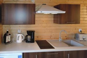 Modern wood House in Rewal with a terrace