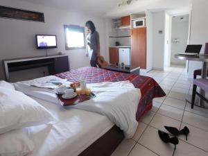 Appartements res La Barbacane, Carcassonne, studio for 2 people : photos des chambres