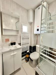 Appartements T4 minimaliste a 15 min de Lyon : photos des chambres