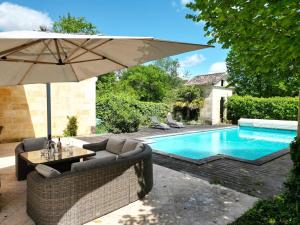 Maisons de vacances Maison charme et serenite pres de Saint-Emilion : photos des chambres