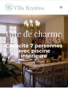 Maisons de vacances Villa Krystina Gite de Charme : photos des chambres