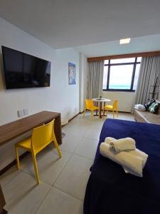 Apartamento tipo estúdio com vista para o mar