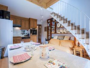 Duplex cosy 3 pièces, mezzanine, 7 pers, balcon sud, garage - FR-1-263-538