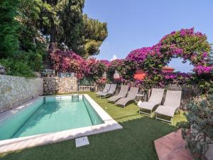 Maisons de vacances Elegant Seaside Villa in Eze : photos des chambres
