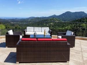 Villa in Les Adrets with Pool & Hill Views