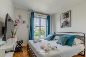Appartements Le Bora, 6 pers, 10 min Disneyland Paris : photos des chambres