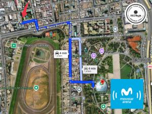 Rbk° Moderno depto. cerca del Movistar Arena