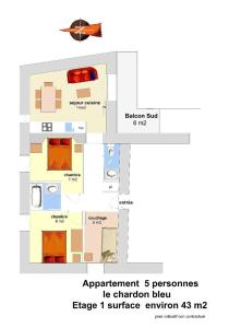Résidence Le Chardon Bleu - 4 pièces 5 personnes 3 exposé Sud MAE-1233