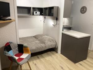 Résidence La Croix Du Sud - Studio cabine 4 personnes 3 exposé Nord-Ouest MAE-9303