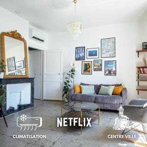 Appartements Centre - Clim - Spacieux - 5 min Gare Saint Roch : Appartement 1 Chambre