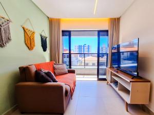 Apartamento 2 quartos com piscina ao lado do mar conforto e localização