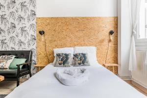 Appartements Beige Hospitalite - La bohemienne - central proche place Jean Jaures : photos des chambres