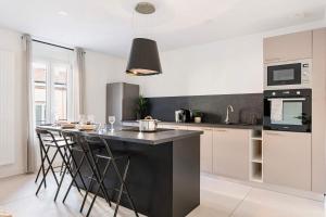 Appartements Beige Hospitalite - Sienna 4br- Elegance et Confort gare : photos des chambres