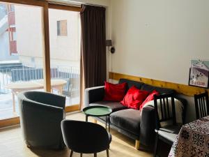 Triplex 3 pièces avec mezzanine, 6 personnes, terrasse, parking privé - FR-1-263-596