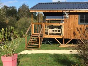 Campings Chalet 4 pers, terrasse privee, au calme - API-1-52-488 : photos des chambres