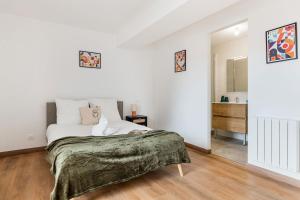 Appartements Beige Hospitalite - Telli Lumiere et balcon : photos des chambres
