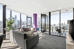 Docklands Harbour View 3BR with Free Parking