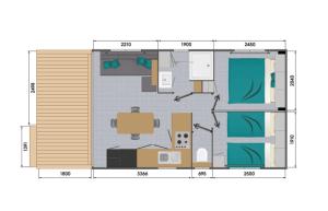 Campings Camping Hotel Les Rives du Loup : photos des chambres