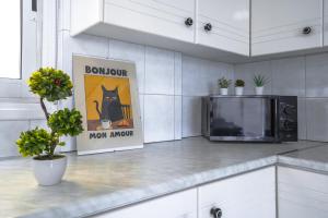 Large apartment close to Finikoudes Beach with 2 balconies