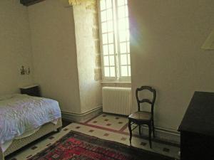 Castle in Le Veurdre near Forest and River