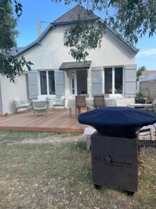 Maisons de vacances La petite bleue, Villa 300 m de la mer : photos des chambres