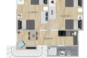 Westerbüttlerstraße OG - Ubytování bez kategorie ve městě Brunsbüttel