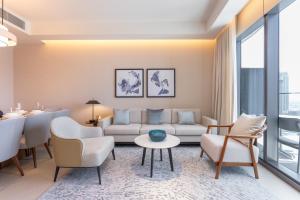 Shukr شكر - Luxury 3BR with Panoramic Burj Khalifa & Fountain Views - Address Residence Dubai Opera - 2 Min Walk to Dubai Mall