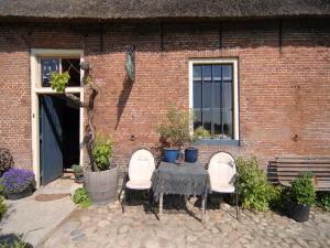 Farmhouse by Lauwers River with Rowing Boat