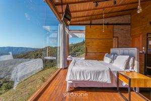 Cabana acolhedora cjacuzzi na serra VST015