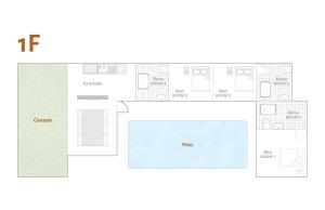 Ubud White pool Villa for 6 ppl