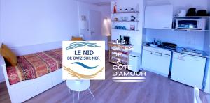 LE NID DE BATZ SUR MER-Studio-Les Gîtes de la Côte d'Amour - 3hvězdičkové hotely ve městě Batz-sur-Mer