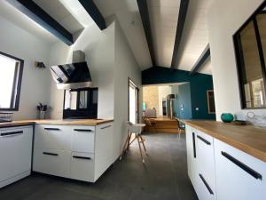 Villas Villa les Dunes les pieds dans le sable SPA 3ch : photos des chambres