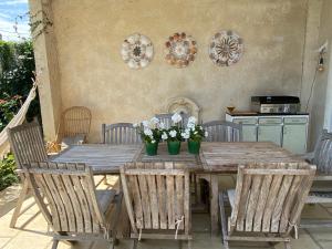 Maisons de vacances Les volets bleus : photos des chambres